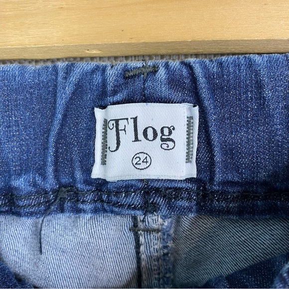 Bevy Flog Amanda Jeans Wide Leg Pull On Size 24 - Picture 6 of 11